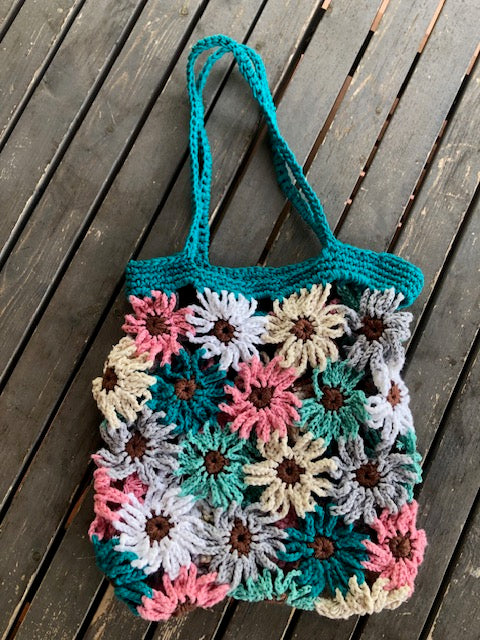 Daisies all over bag
