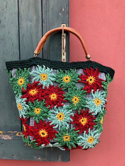 Daisies all over bag