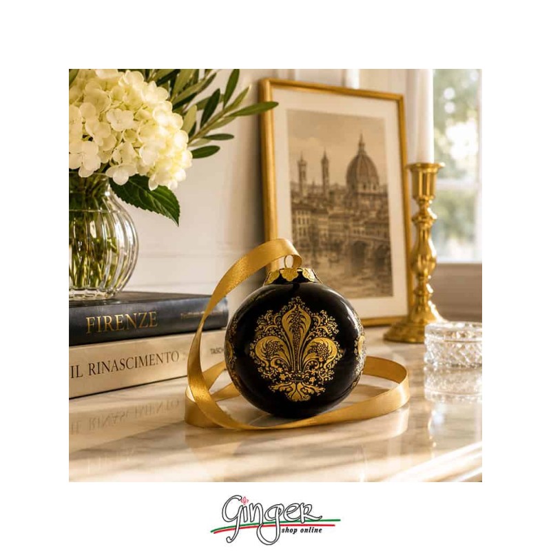 Florence Lily Gold - Black - Terra d'Italia Collection