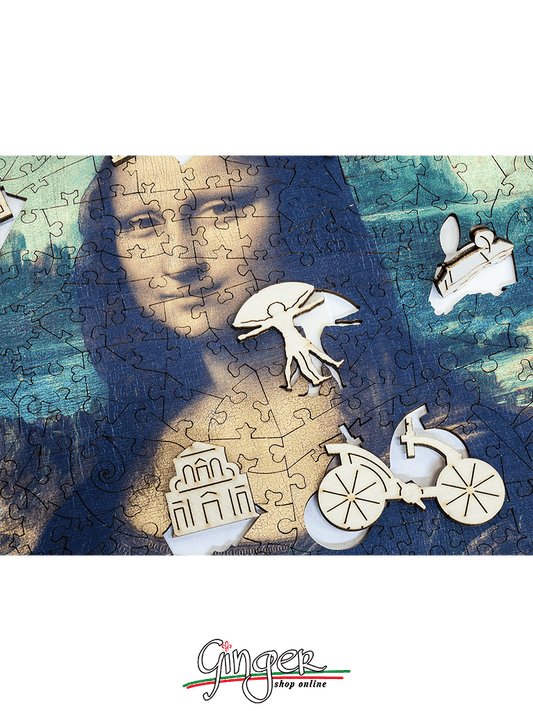 Collectible wooden Puzzle - Leonardo da Vinci, Mona Lisa (Gioconda)