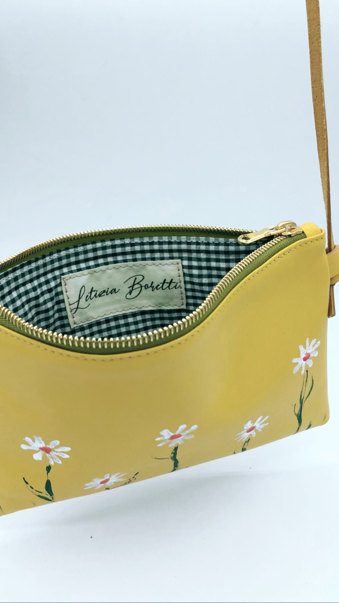 Hand painted little crossbody bag