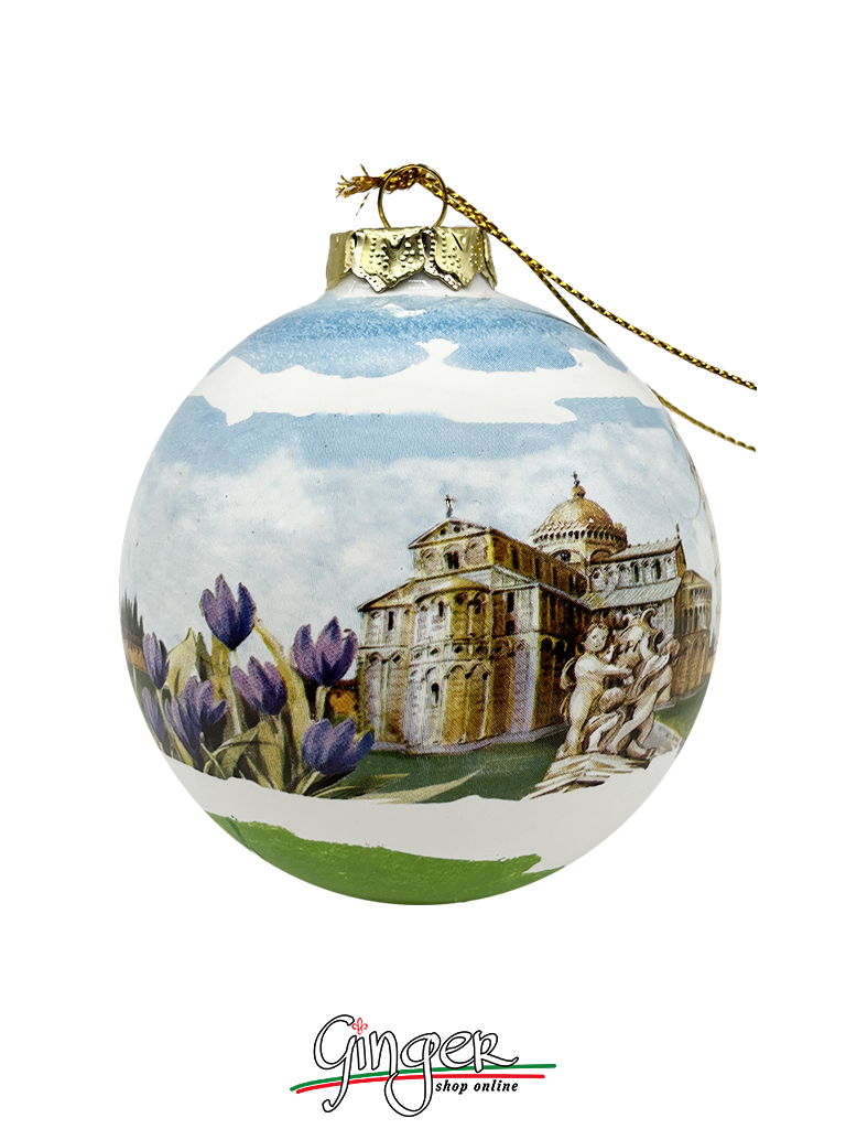 CHRISTMAS BALL Ceramic - Pisa
