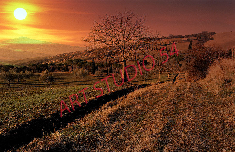 Paesaggio Val d'Orcia (Siena)