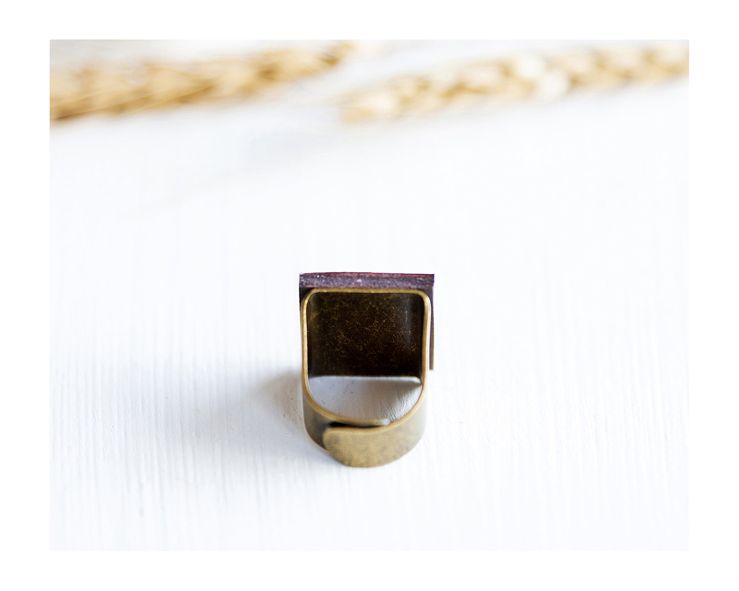 Ring, bronze base