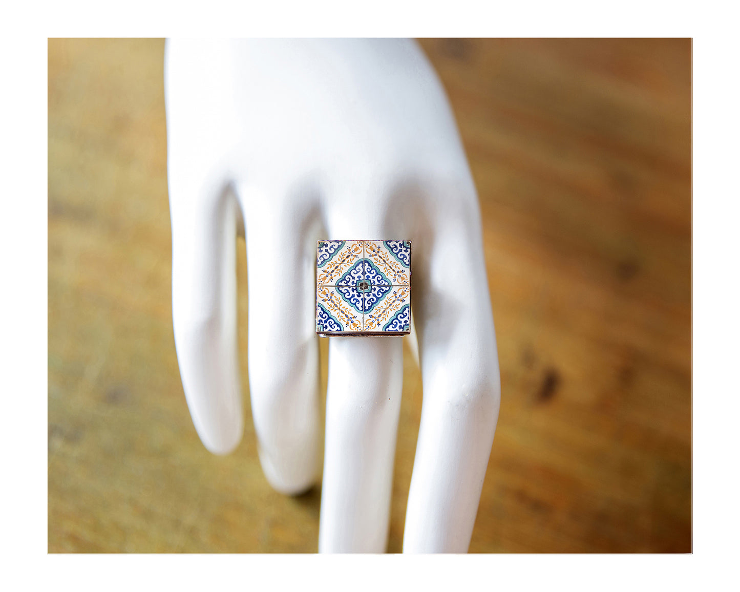 Ring, bronze base