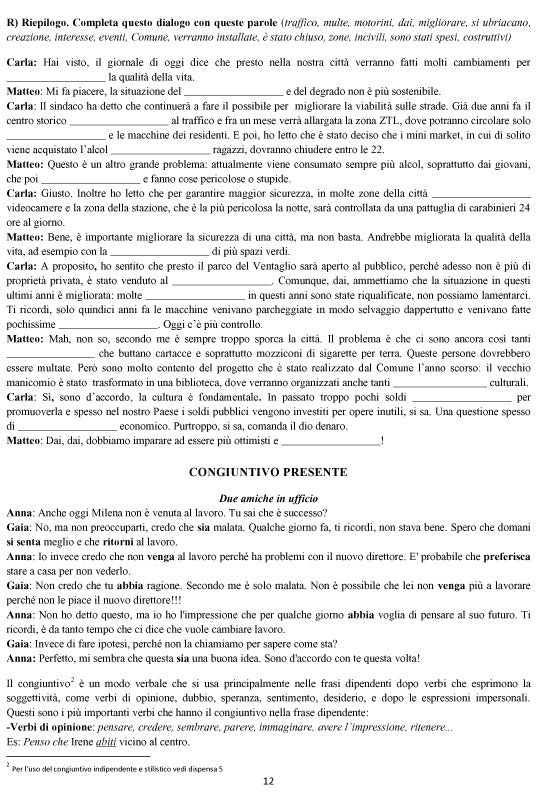 The Scuola Toscana Perfecting Course (B2/C1)