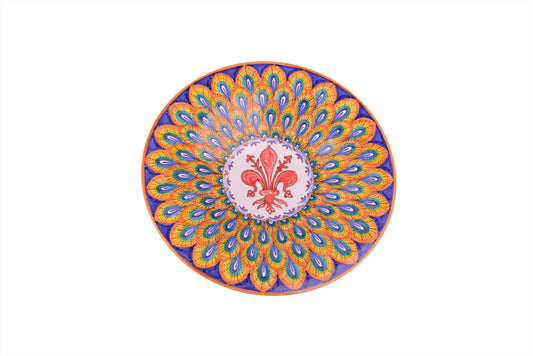Wall plate in ceramic