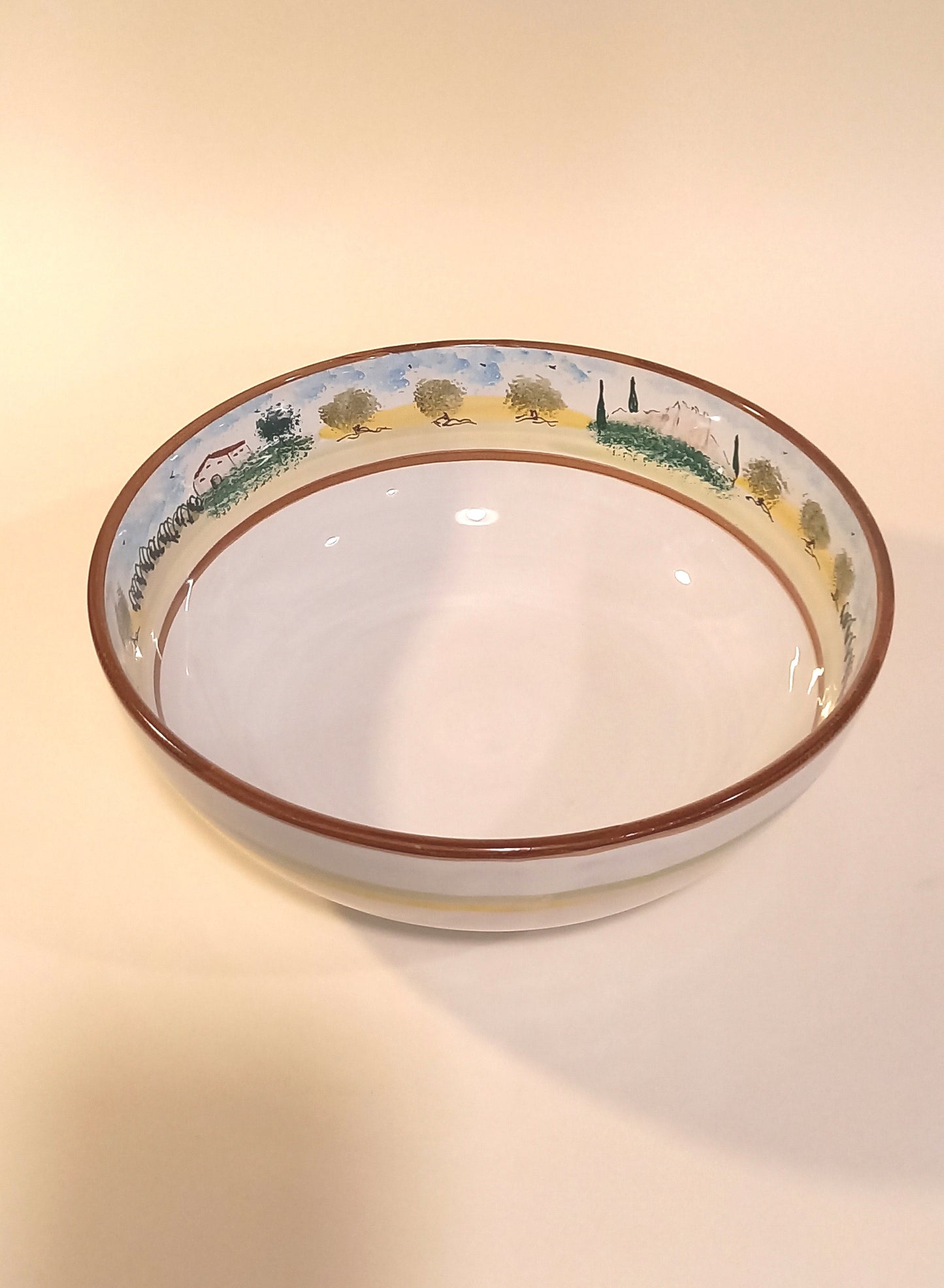 Salad bowl - Tuscany decoration