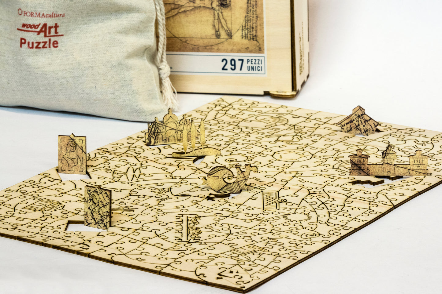 Leonardo - Uomo Vitruviano PUZZLE
