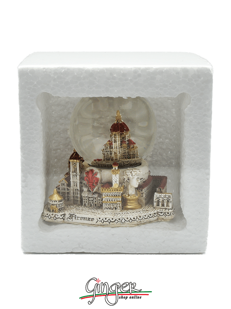 Glass ball or globe with snow - Florence and its monuments