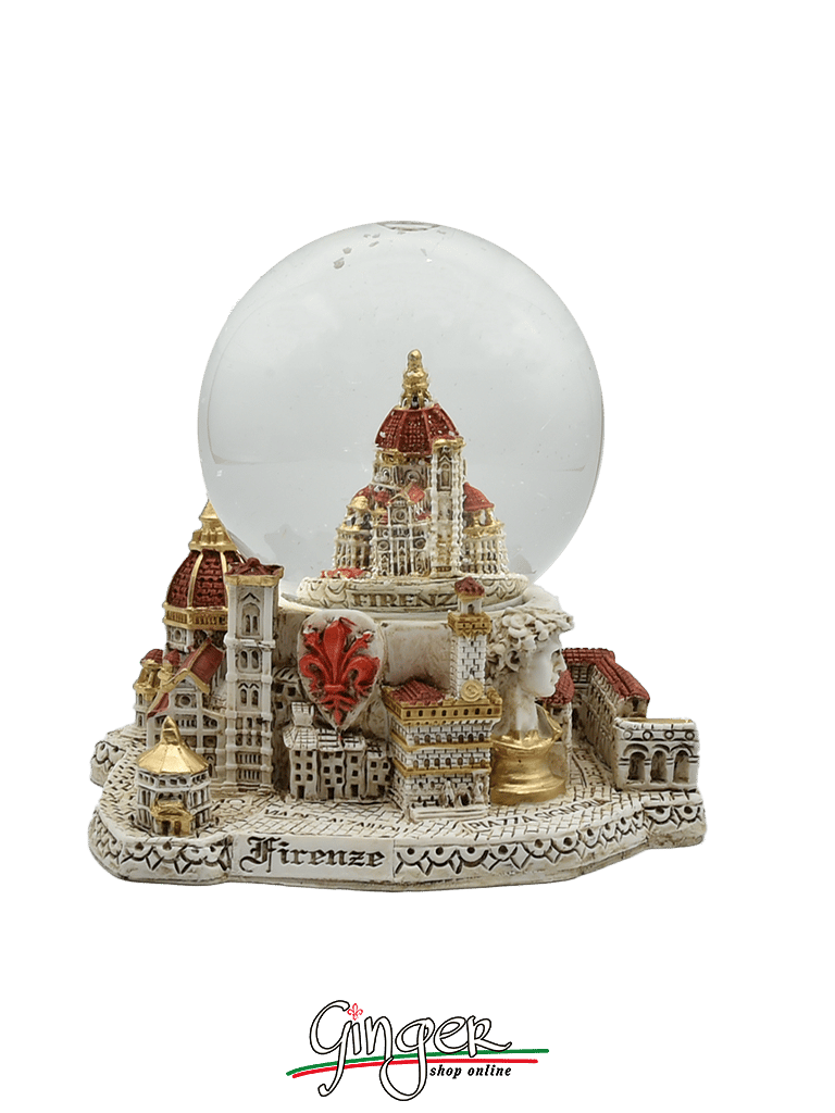 Glass ball or globe with snow - Florence and its monuments