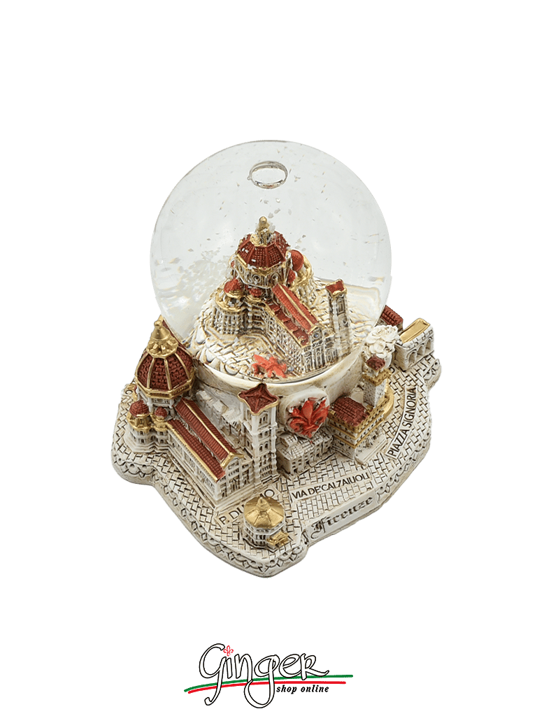 Glass ball or globe with snow - Florence and its monuments