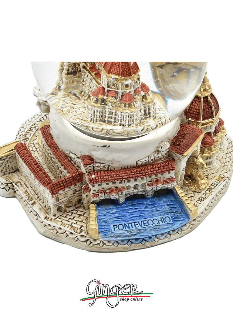 Glass ball or globe with snow - Florence and its monuments