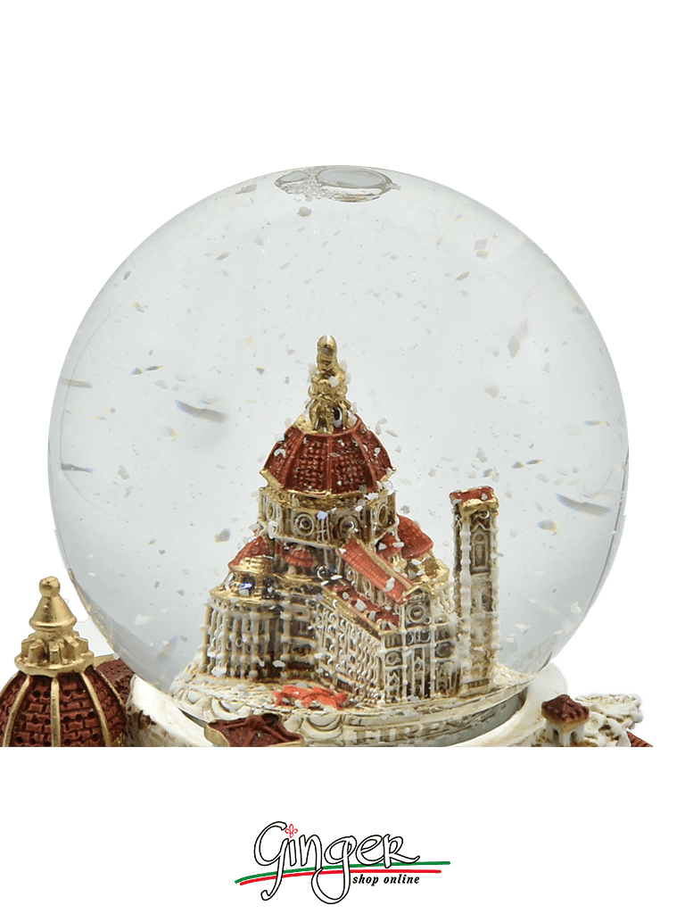 Glass ball or globe with snow - Florence and its monuments