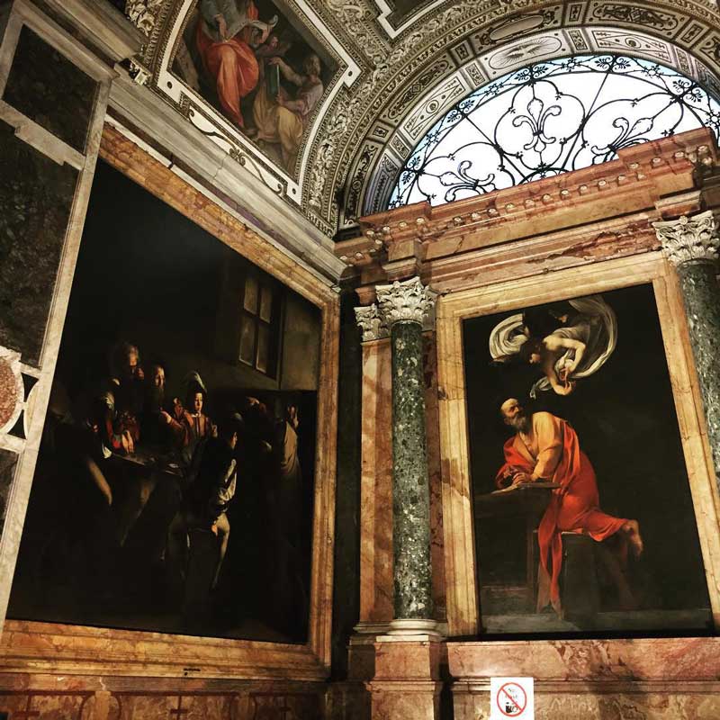CARAVAGGIO IN ROME: CARDINALS & COURTESANS