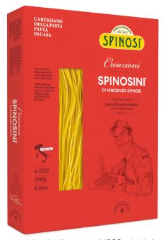 Pasta and condiment for an unusual Italian dinner