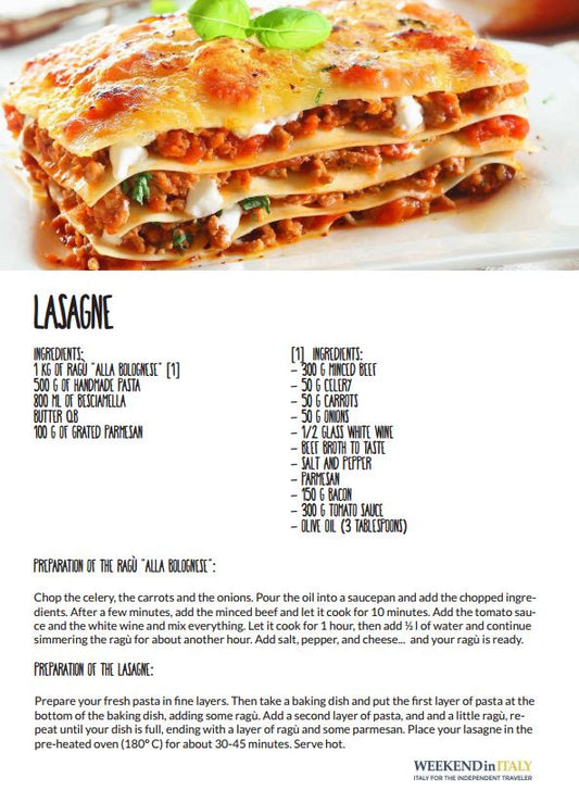 The Weekend in Italy PDF Cookbook