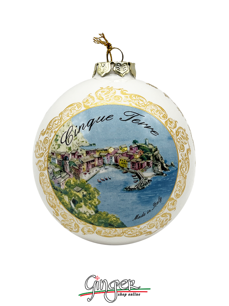 CHRISTMAS BALL Ceramic - Cinque Terre