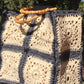 Bamboo handles grannysquare bag