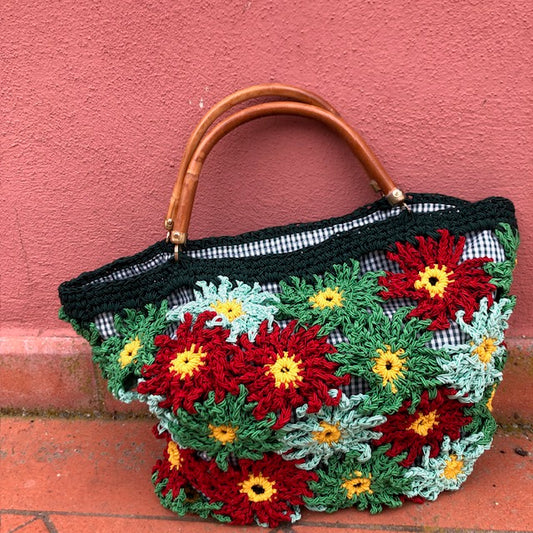 Daisies all over bag