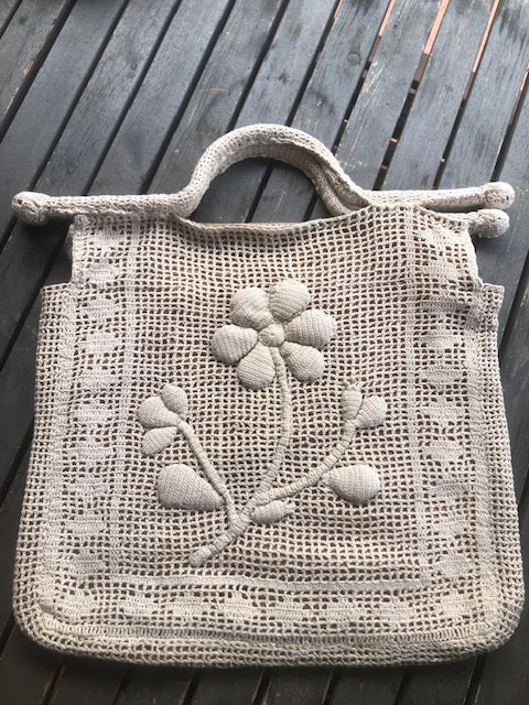 Vintage crochet bag