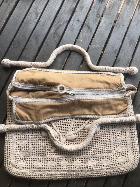 Vintage crochet bag