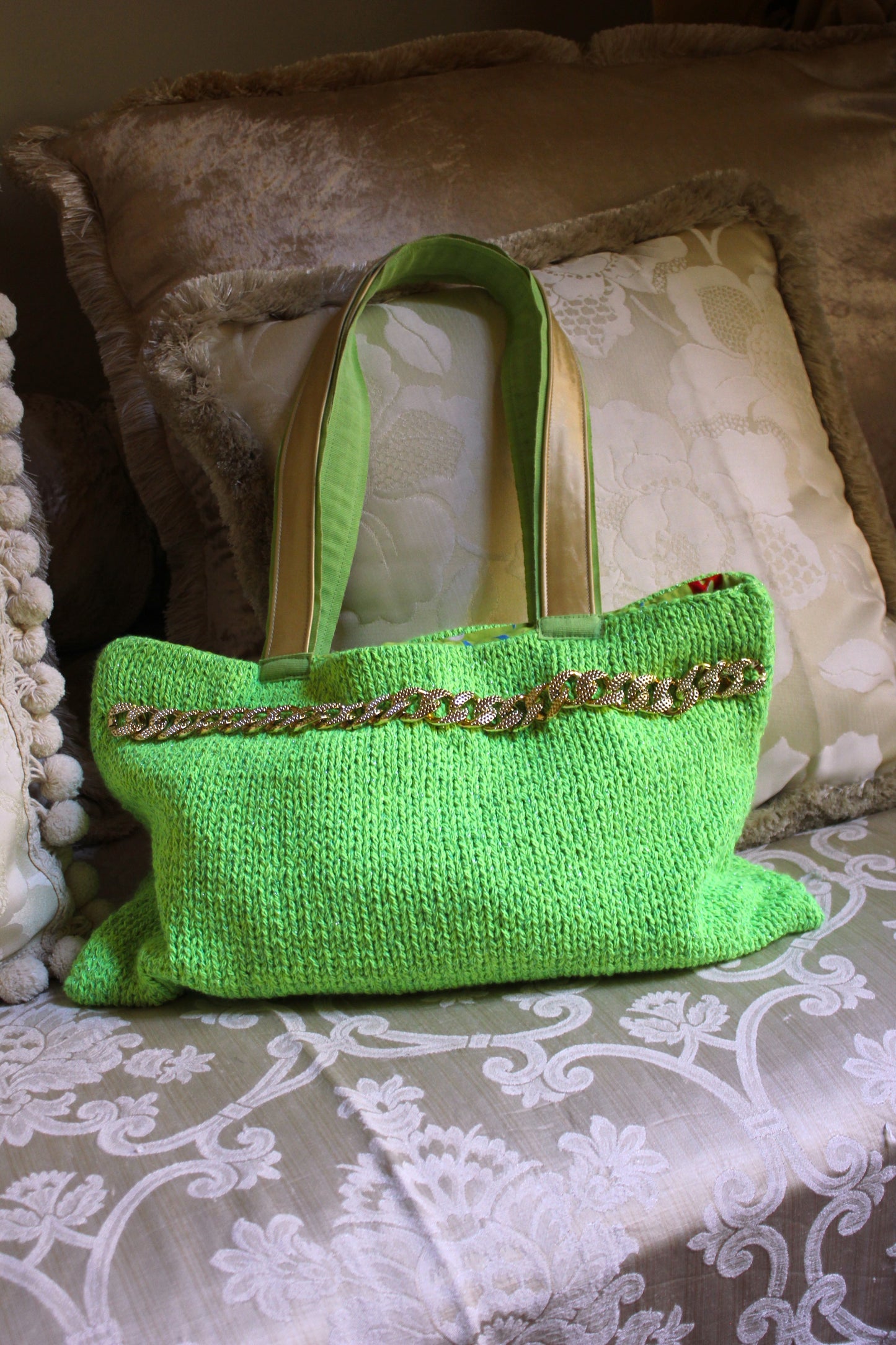 GREEN SHOPPER BAG