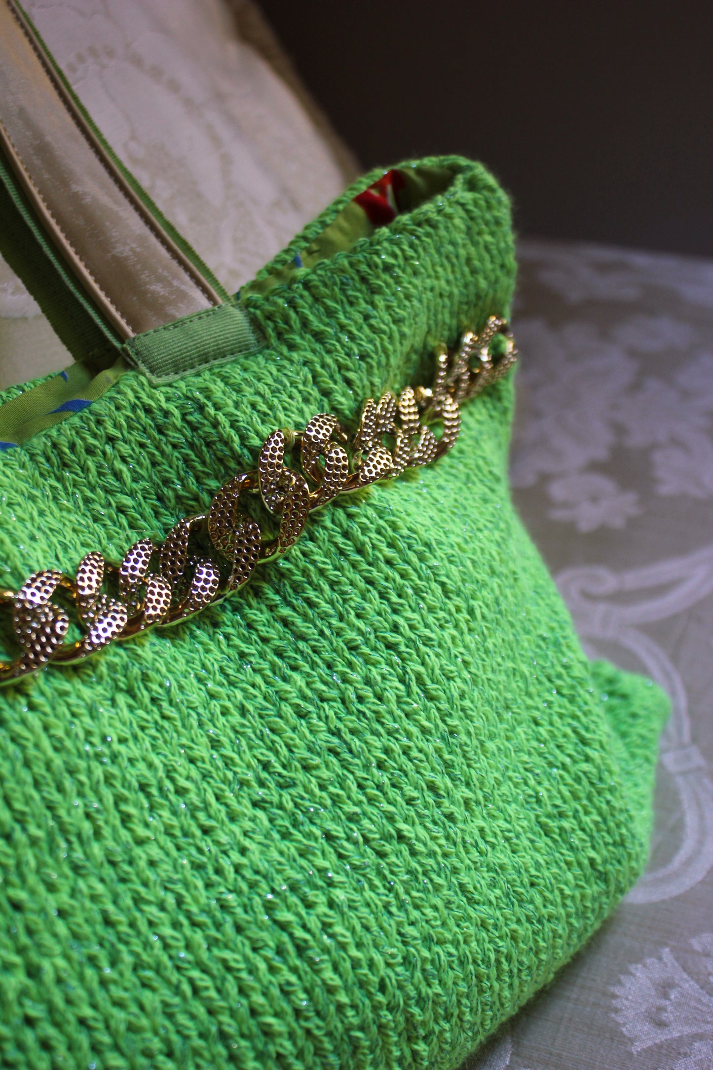 GREEN SHOPPER BAG