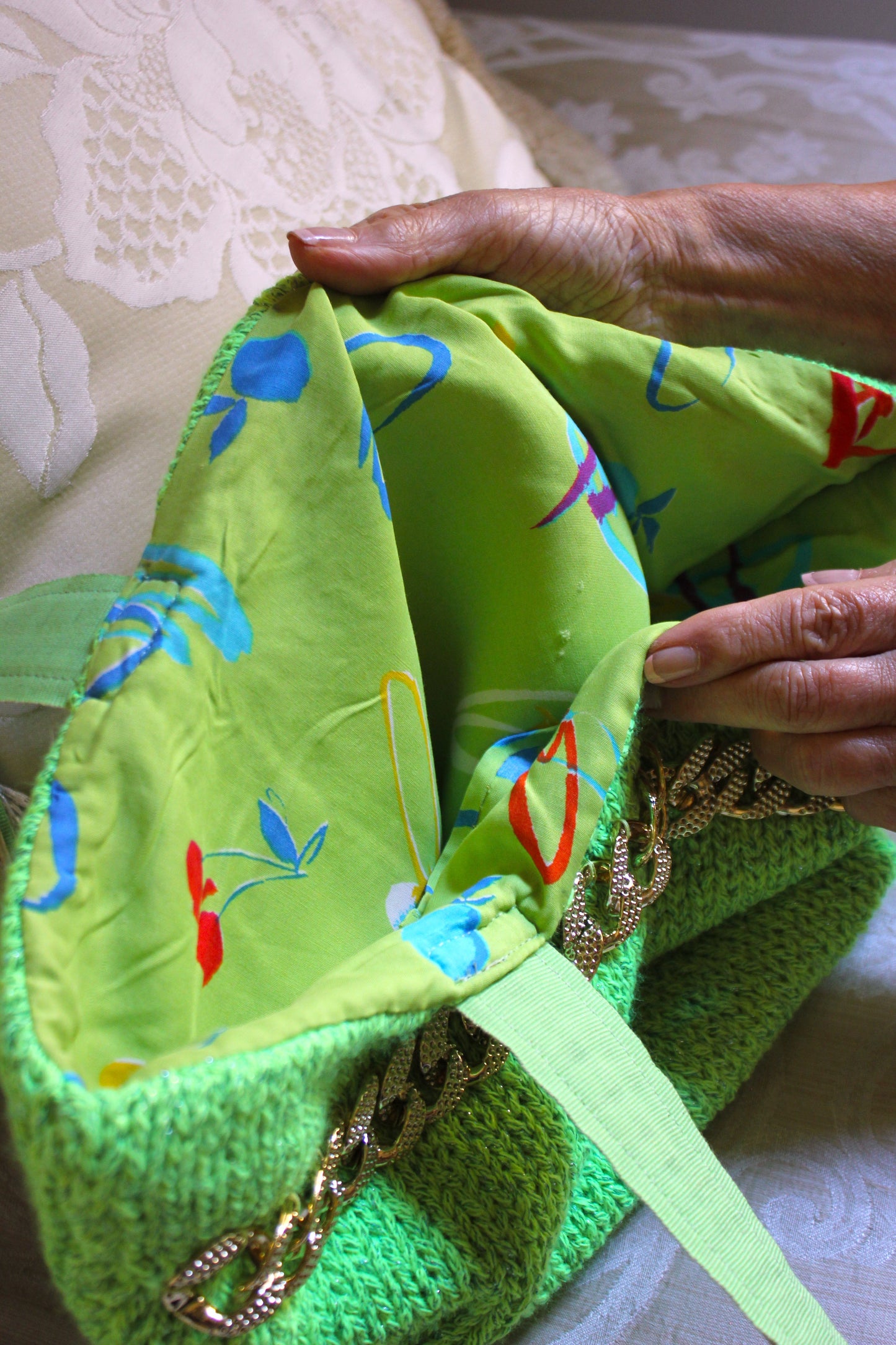 GREEN SHOPPER BAG