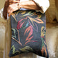 RUST-COLORED PATTERNED SHOULDER BAG