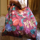 BURGUNDY SHOPPER BAG