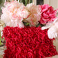 CHERRY RED CLUTCH BAG