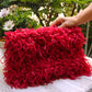CHERRY RED CLUTCH BAG