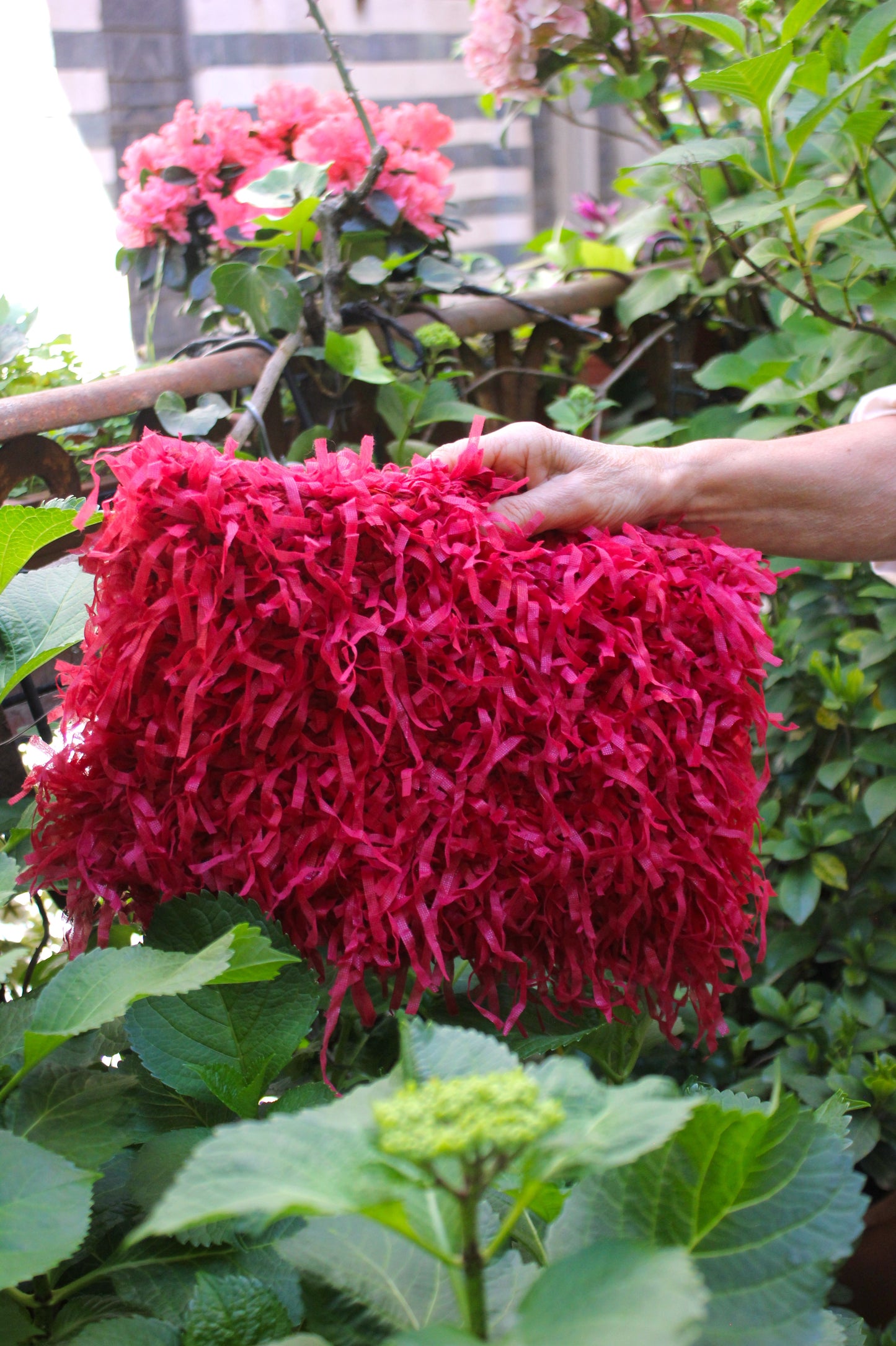 CHERRY RED CLUTCH BAG