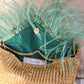 FEATHER CLUTCH