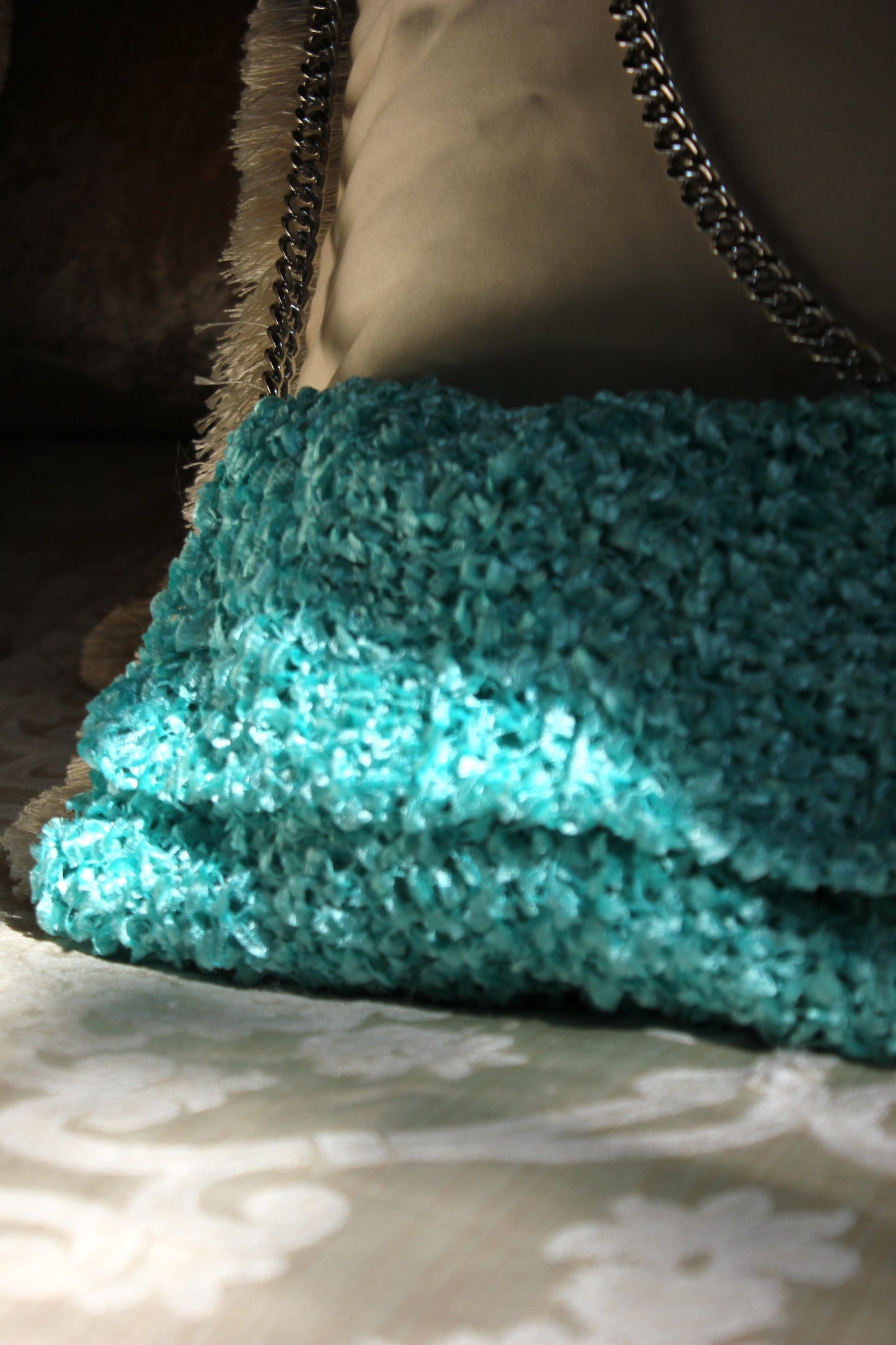 TIFFANY-COLORED CLUTCH