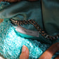 TIFFANY-COLORED CLUTCH