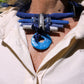 BLUE BOHEMIAN NECKLACE