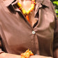 Necklace with coral pendant
