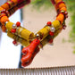 Necklace with coral pendant