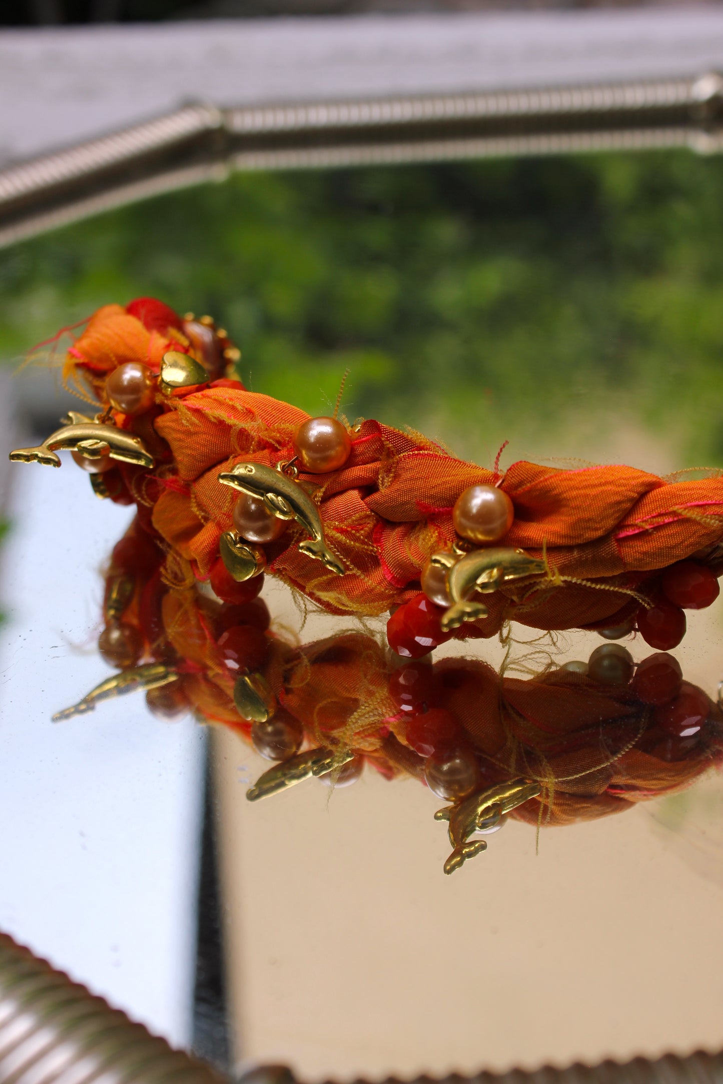ORANGE BOHEMIAN BRACELET