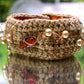 Crocheted bracelet