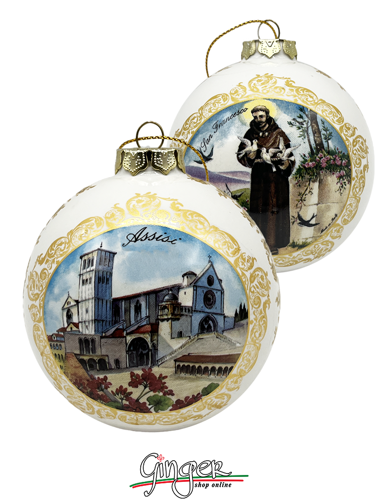 CHRISTMAS BALL Ceramic - Assisi