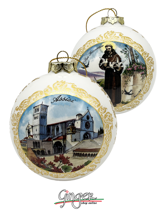 CHRISTMAS BALL Ceramic - Assisi