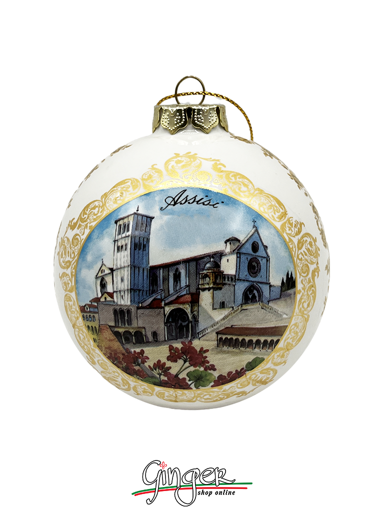 CHRISTMAS BALL Ceramic - Assisi