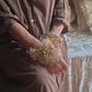 Beige Raffia Bracelet - One-of-a-Kind