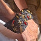 Black Raffia Bracelet - One-of-a-Kind