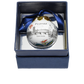 Christmas Ornaments: Florence Profile with Green Lily - 3.14 in.