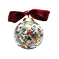 Christmas Ornaments: Florentine Paper Var. A - 3.14 in.