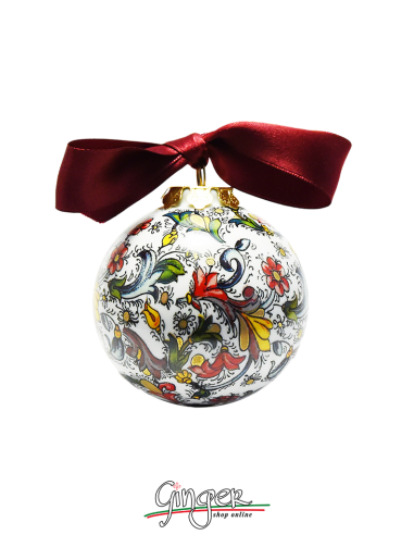 Christmas Ornaments: Florentine Paper Var. A - 3.14 in.